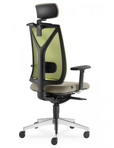 Кресло LD SEATING LEAF 503-SYS, HO эргономичное, черный корпус