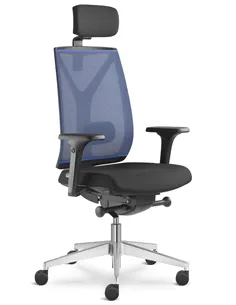 Кресло LD SEATING LEAF 503-SYQ, HO эргономичное, черный корпус