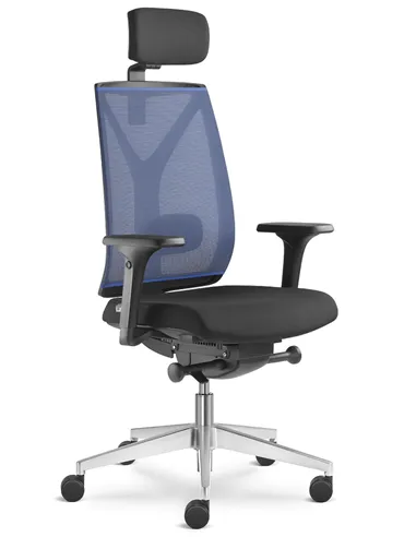 Кресло LD SEATING LEAF 503-SYQ, HO эргономичное, черный корпус
