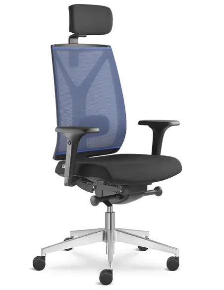 Кресло LD SEATING LEAF 503-SYQ, HO эргономичное, черный корпус