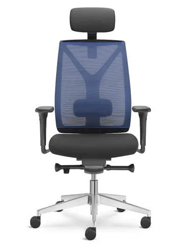 Кресло LD SEATING LEAF 503-SYQ, HO эргономичное, черный корпус