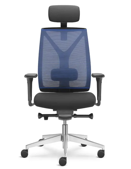 Кресло LD SEATING LEAF 503-SYQ, HO эргономичное, черный корпус