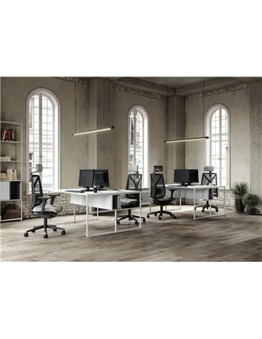 Кресло LD SEATING LEAF 503-SYQ, HO эргономичное, черный корпус