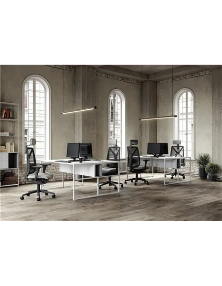 Кресло LD SEATING LEAF 503-SYQ, HO эргономичное, черный корпус