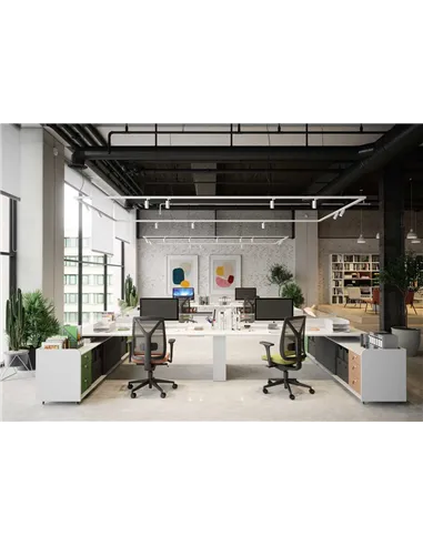 Кресло LD SEATING LEAF 503-SYQ, HO эргономичное, черный корпус