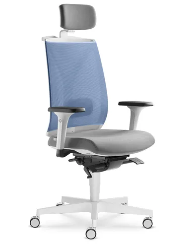 Кресло LD SEATING LEAF 504-SYS, HO эргономичное, белый корпус