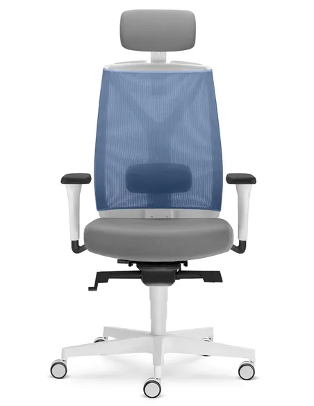 Кресло LD SEATING LEAF 504-SYS, HO эргономичное, белый корпус