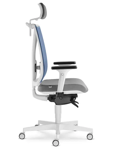 Кресло LD SEATING LEAF 504-SYS, HO эргономичное, белый корпус