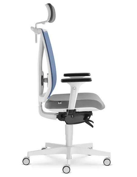 Кресло LD SEATING LEAF 504-SYS, HO эргономичное, белый корпус