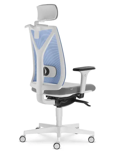 Кресло LD SEATING LEAF 504-SYS, HO эргономичное, белый корпус