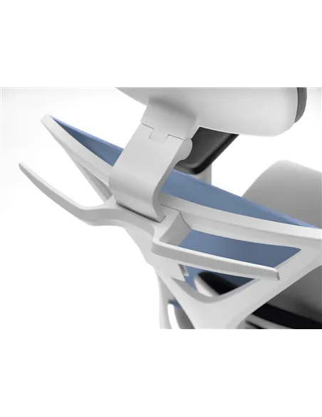 Кресло LD SEATING LEAF 504-SYS, HO эргономичное, белый корпус
