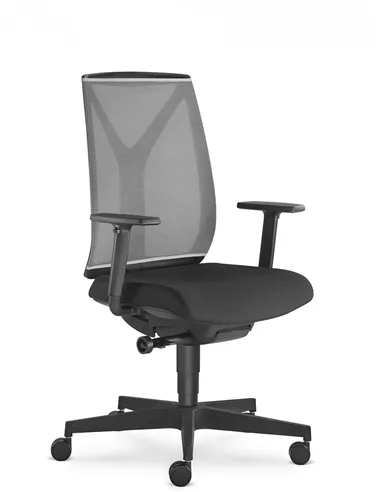 Крісло LD SEATING LEAF 503-SYA ергономічне, чорний корпус