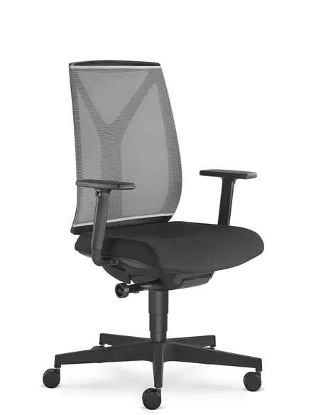 Крісло LD SEATING LEAF 503-SYA ергономічне, чорний корпус