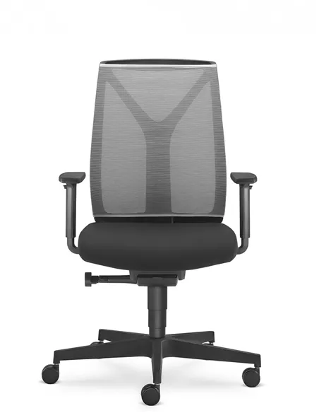 Крісло LD SEATING LEAF 503-SYA ергономічне, чорний корпус