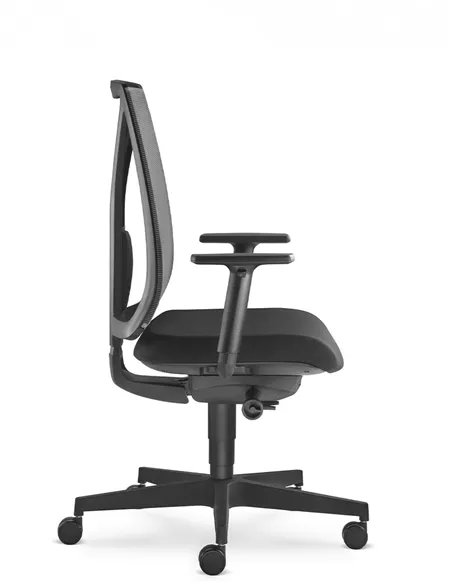 Крісло LD SEATING LEAF 503-SYA ергономічне, чорний корпус