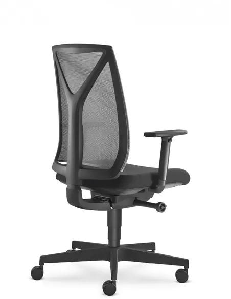 Крісло LD SEATING LEAF 503-SYA ергономічне, чорний корпус
