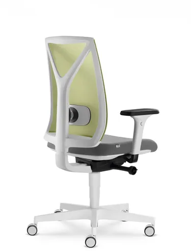 Кресло LD SEATING LEAF 504-SYA эргономичное, белый корпус