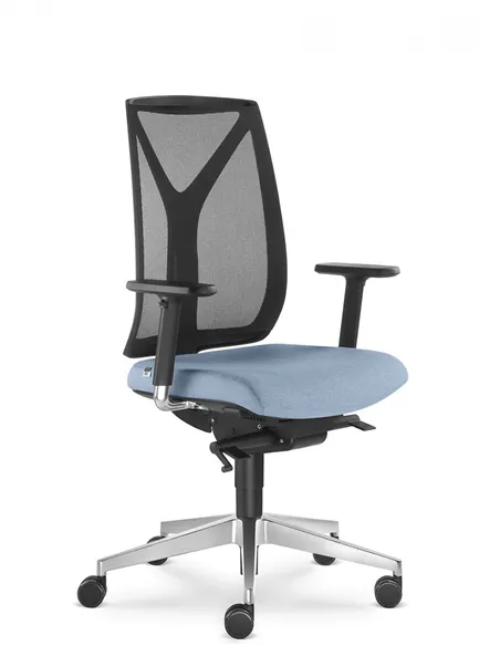 Кресло LD SEATING LEAF 503-SYS  эргономичное, черный корпус