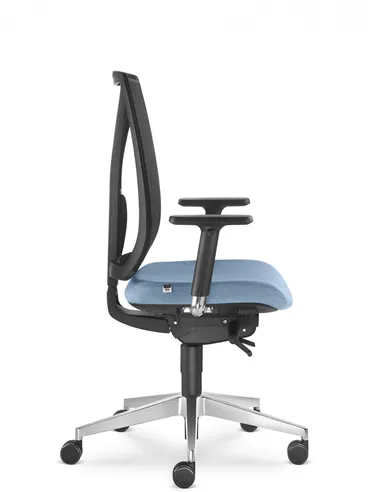 Кресло LD SEATING LEAF 503-SYS  эргономичное, черный корпус