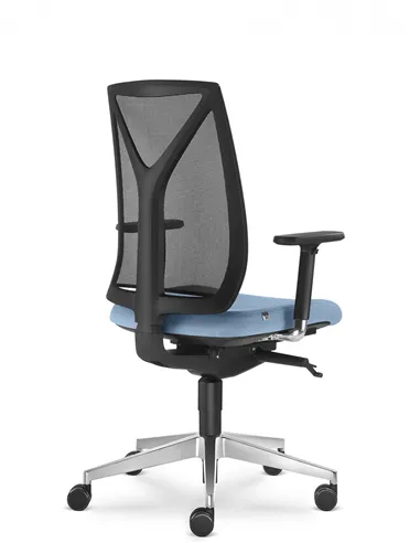 Кресло LD SEATING LEAF 503-SYS  эргономичное, черный корпус