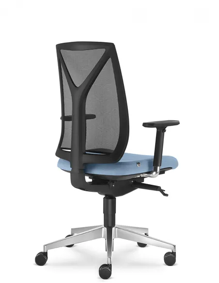 Кресло LD SEATING LEAF 503-SYS  эргономичное, черный корпус