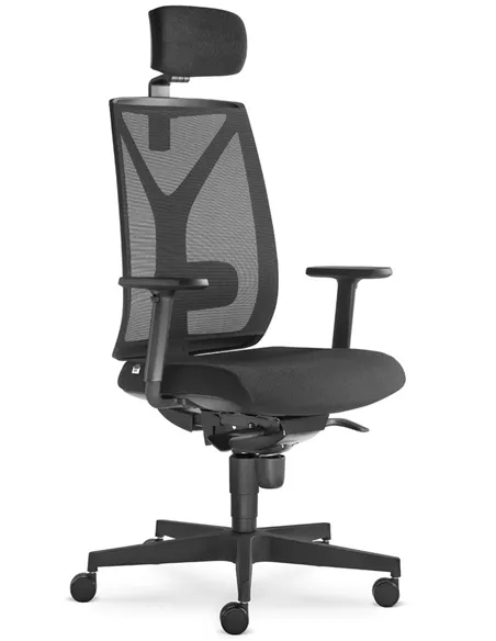 Кресло LD SEATING LEAF 503-SY, HO эргономичное, черный корпус