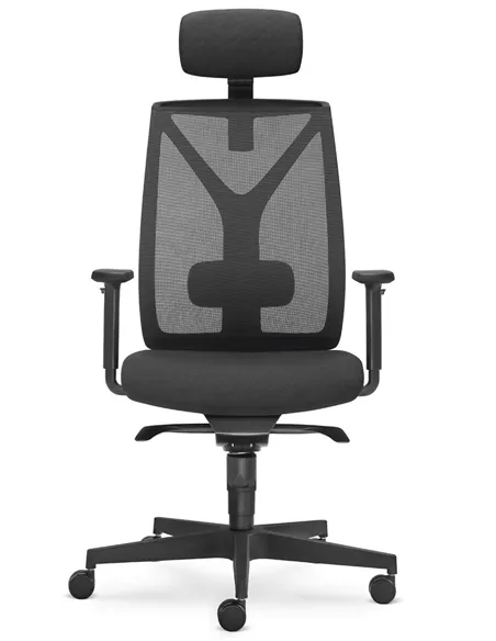 Кресло LD SEATING LEAF 503-SY, HO эргономичное, черный корпус