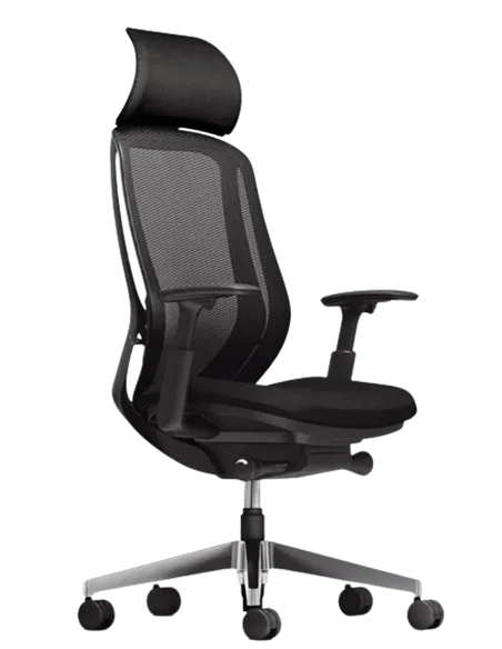 Крісло OKAMURA SYLPHY EXTRA HIGH BLACK для керівника