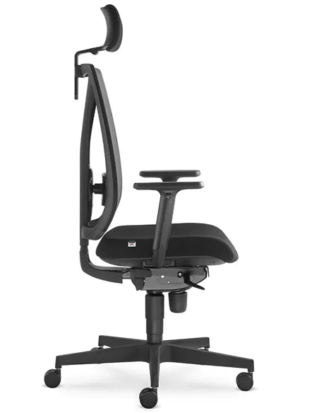 Кресло LD SEATING LEAF 503-SY, HO эргономичное, черный корпус