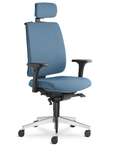 Кресло LD SEATING LEAF 500-SYS, HO эргономичное, черный корпус