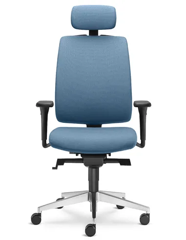 Кресло LD SEATING LEAF 500-SYS, HO эргономичное, черный корпус