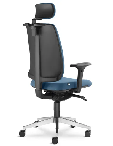 Кресло LD SEATING LEAF 500-SYS, HO эргономичное, черный корпус