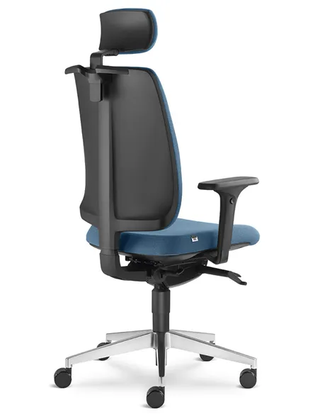 Кресло LD SEATING LEAF 500-SYS, HO эргономичное, черный корпус