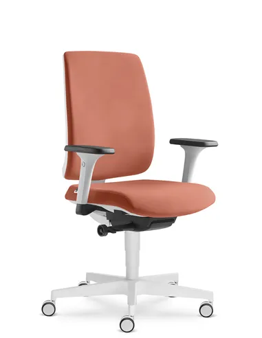 Крісло LD SEATING LEAF 501-SYA ергономічне, білий корпус