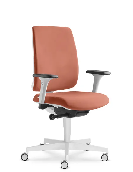 Крісло LD SEATING LEAF 501-SYA ергономічне, білий корпус