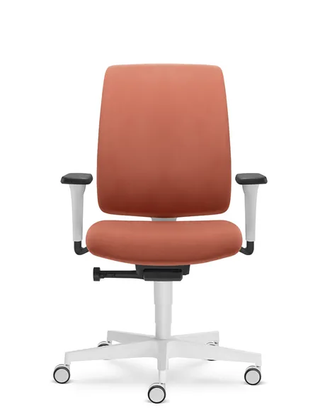 Крісло LD SEATING LEAF 501-SYA ергономічне, білий корпус