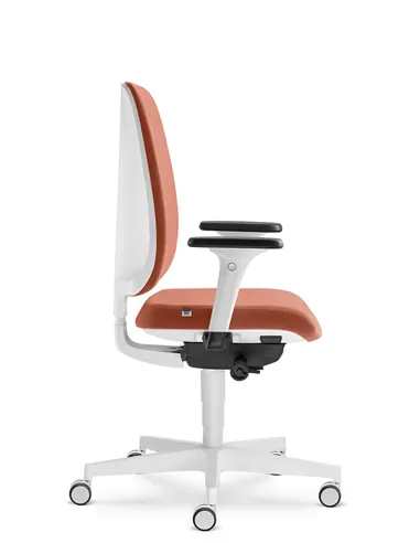 Крісло LD SEATING LEAF 501-SYA ергономічне, білий корпус