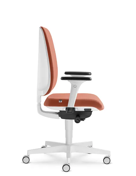 Крісло LD SEATING LEAF 501-SYA ергономічне, білий корпус