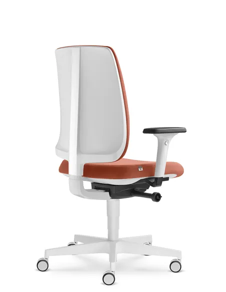 Крісло LD SEATING LEAF 501-SYA ергономічне, білий корпус