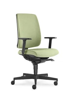 Кресло LD SEATING LEAF 500-SYS эргономичное, черный корпус