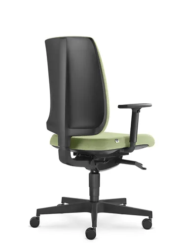 Крісло LD SEATING LEAF 500-SYS ергономічне, чорний корпус