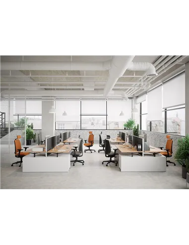 Крісло LD SEATING LEAF 500-SYS ергономічне, чорний корпус