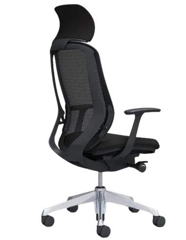 Крісло OKAMURA SYLPHY EXTRA HIGH BLACK для керівника