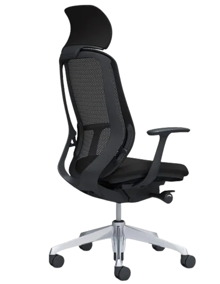 Крісло OKAMURA SYLPHY EXTRA HIGH BLACK для керівника