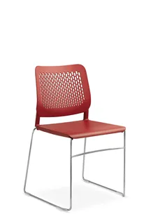 Кресло LD SEATING TIME 160-Q-N4 для посетителей, на полозьях