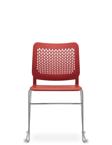 Кресло LD SEATING TIME 160-Q-N4 для посетителей, на полозьях