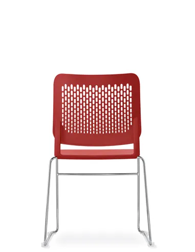 Кресло LD SEATING TIME 160-Q-N4 для посетителей, на полозьях