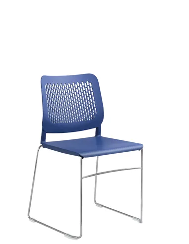 Кресло LD SEATING TIME 160-Q-N4 для посетителей, на полозьях