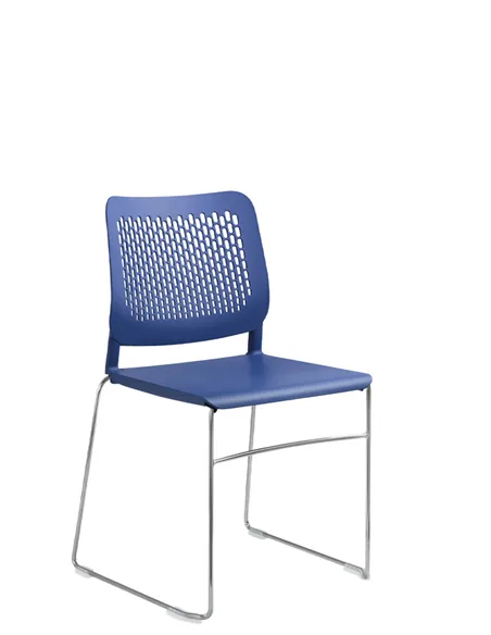 Кресло LD SEATING TIME 160-Q-N4 для посетителей, на полозьях
