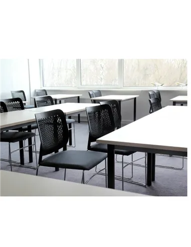 Кресло LD SEATING TIME 161-Q-N4 для посетителей, на полозьях